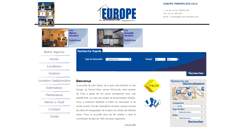 Desktop Screenshot of europe-immobilier.fr