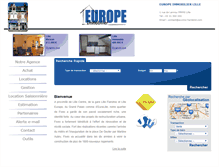 Tablet Screenshot of europe-immobilier.fr